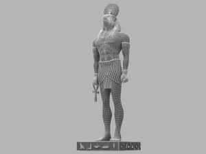 Ancient Egyptian God Horus 4K Modello 3D