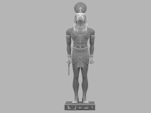 Ancient Egyptian God Horus 4K Modello 3D
