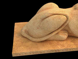 Ancient Egyptian Sphinx 3D Model