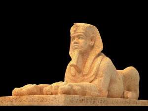 Ancient Egyptian Sphinx 3D Model
