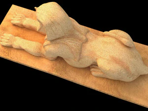 Ancient Egyptian Sphinx 3D Model
