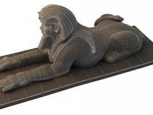Ancient Egyptian Sphinx 3D Model