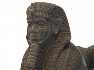 Ancient Egyptian Sphinx 3D Model