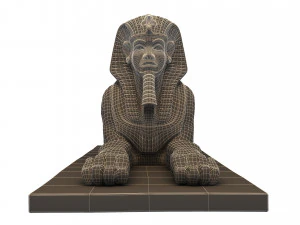 Ancient Egyptian Sphinx 3D Model