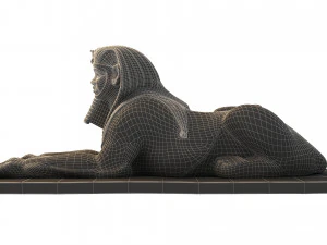 Ancient Egyptian Sphinx 3D Model