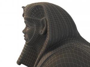 Ancient Egyptian Sphinx 3D Model
