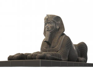 Ancient Egyptian Sphinx 3D Model