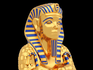 Pharaoh Sarcophagus 4K Model 3D