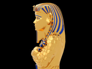 Pharaoh Sarcophagus 4K Model 3D