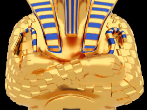 Pharaoh Sarcophagus 4K 3D Model