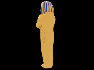 Pharaoh Sarcophagus 4K 3D Model