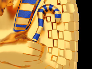Pharaoh Sarcophagus 4K Model 3D