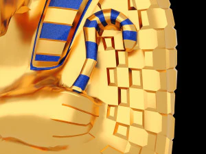 Pharaoh Sarcophagus 4K 3D Model