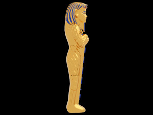 Pharaoh Sarcophagus 4K Model 3D