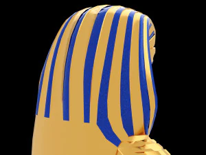 Pharaoh Sarcophagus 4K 3D Model