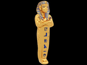 Pharaoh Sarcophagus 4K Model 3D