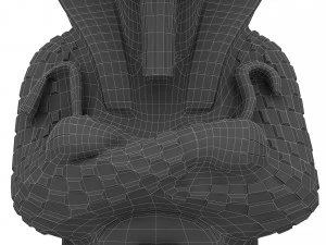 Pharaoh Sarcophagus 4K 3D Model
