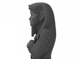 Pharaoh Sarcophagus 4K Model 3D