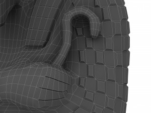 Pharaoh Sarcophagus 4K Model 3D