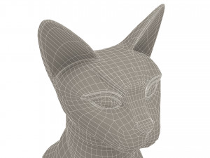 Figure of Goddess Bastet 4K 3D मॉडल