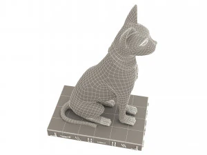 Figure of Goddess Bastet 4K 3D Model