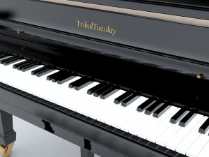 Grand Piano 4K 3D Model