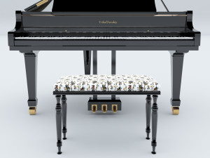 Grand Piano 4K Modelo 3D