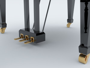 Grand Piano 4K Modelo 3D