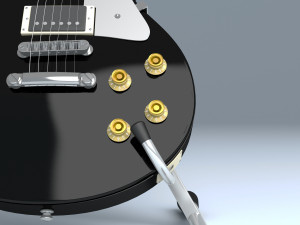 Electric Guitar 4K Model 3D