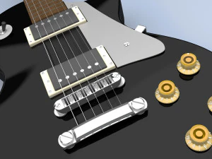 Electric Guitar 3D Model