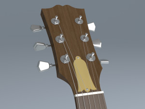 Electric Guitar 4K Model 3D