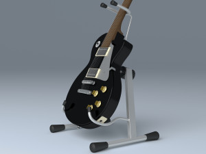 Electric Guitar 4K Model 3D