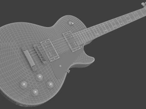 Electric Guitar 3D Model