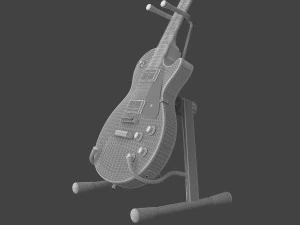 Electric Guitar 3D Model