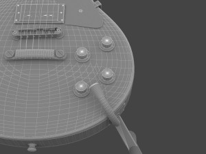 Electric Guitar 4K Model 3D