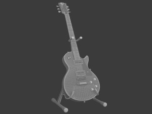 Electric Guitar 4K Model 3D