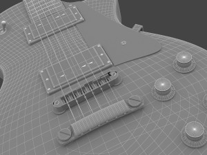 Electric Guitar 4K Model 3D