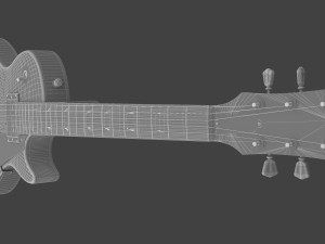 Electric Guitar 4K Model 3D
