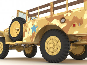 Military Jeep 4K Modelo 3D