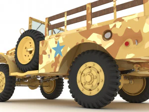 Military Jeep 3D Model