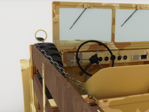 Military Jeep 4K Modelo 3D