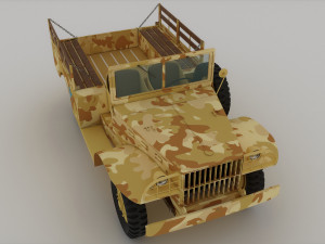 Military Jeep 4K Modelo 3D