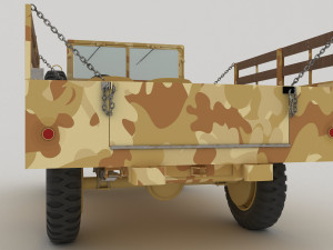 Military Jeep 4K Modelo 3D