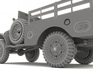 Military Jeep 3D Model
