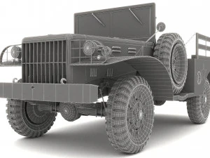 Military Jeep 3D Model
