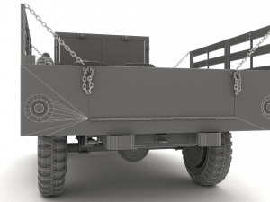Military Jeep 4K Modelo 3D