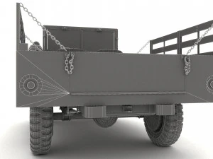 Military Jeep 3D Model