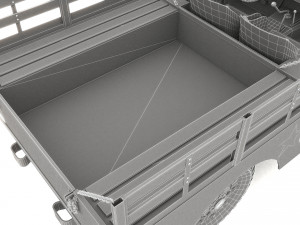 Military Jeep 4K Modelo 3D