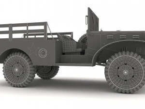 Military Jeep 3D Model