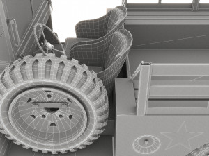Military Jeep 4K Modelo 3D